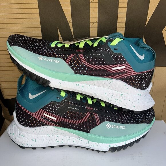 NEW Nike React Pegasus Trail 4 GTX  Gore-Tex Hiking FJ8896-900 Women Size 5.5 - Picture 1 of 7